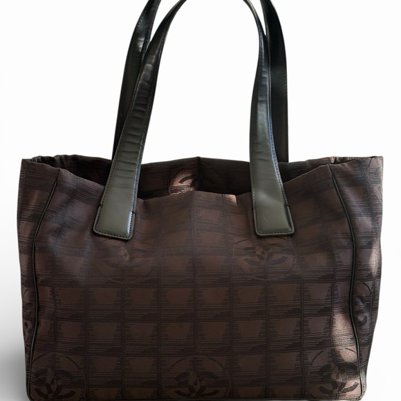 CHANEL Handbags - CHANEL Vintage New Travel line Tote bag in Brown